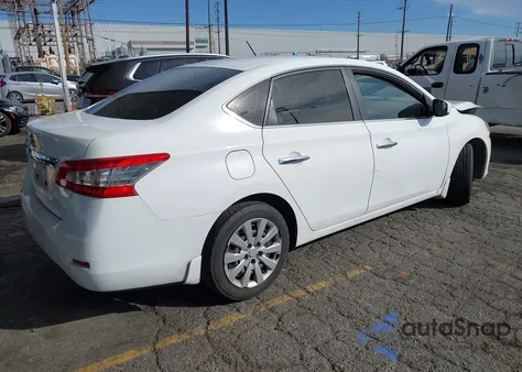 2015 Nissan Sentra S z USA, uszkodzony, nr VIN 3N1AB7AP3FY287967